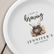 O Bebê Está Fazendo Chá de fraldas De Halloween