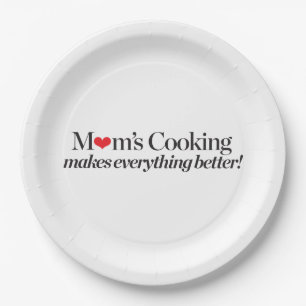 Prato De Papel O cozimento da mãe faz tudo melhor