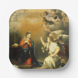 Prato De Papel O Feriado Virgem