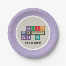 Prato De Papel O futuro físico bloqueia placas de papel de Chá de