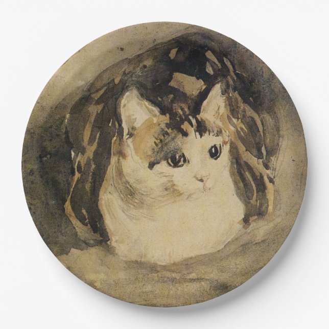 Prato De Papel O Gato (de Gwen John) (Frente)