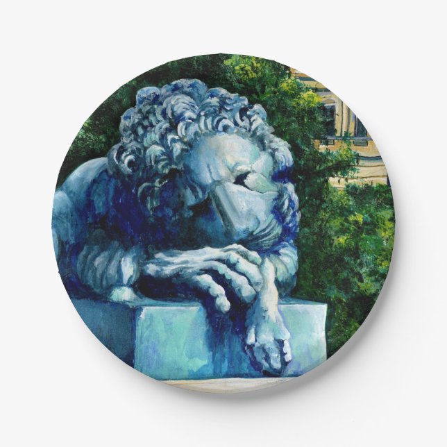 Prato De Papel O gato que comeu o canário (Frente)