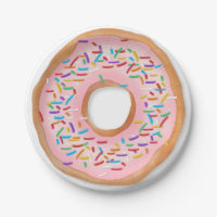 O glacé cor-de-rosa da rosquinha polvilha a filhós