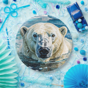 Prato De Papel O Guardião do Gelo vigilante