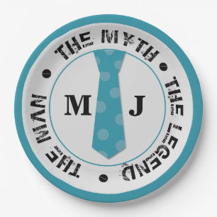 Prato De Papel O homem o mito da legenda nome personalizado