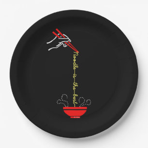 Prato De Papel O macarronete é o melhor