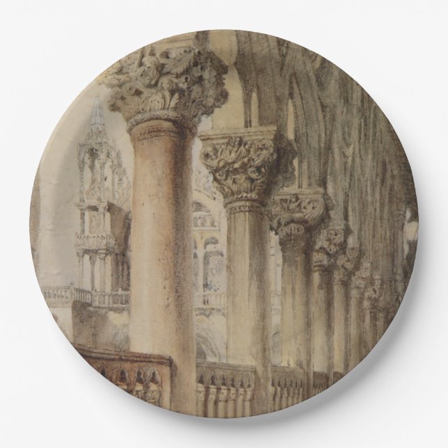 Prato De Papel O Palácio dos Cães (de John Ruskin) (Frente)