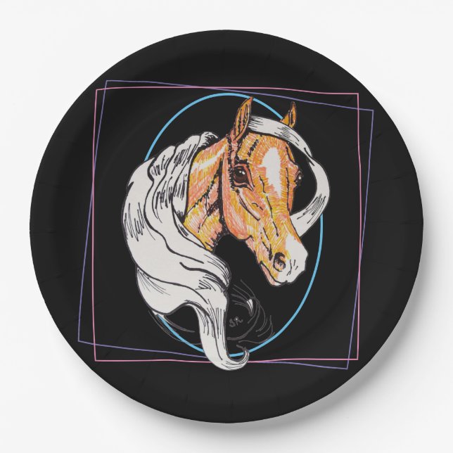 Prato De Papel O Palomino (preto) (Frente)