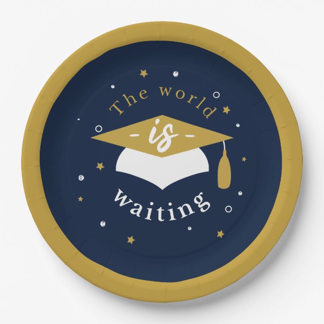 Prato De Papel O Partido Skys The Limit Graduation 2025 (Frente)