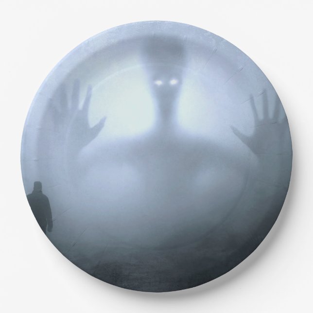 Prato De Papel O Pesadelo do Halloween (Frente)