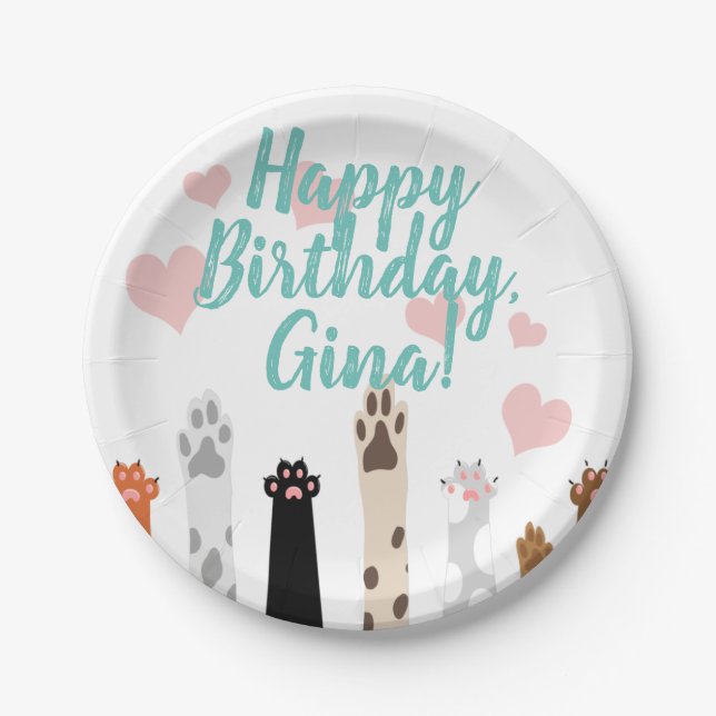 Prato De Papel O poder das patas (Frente)