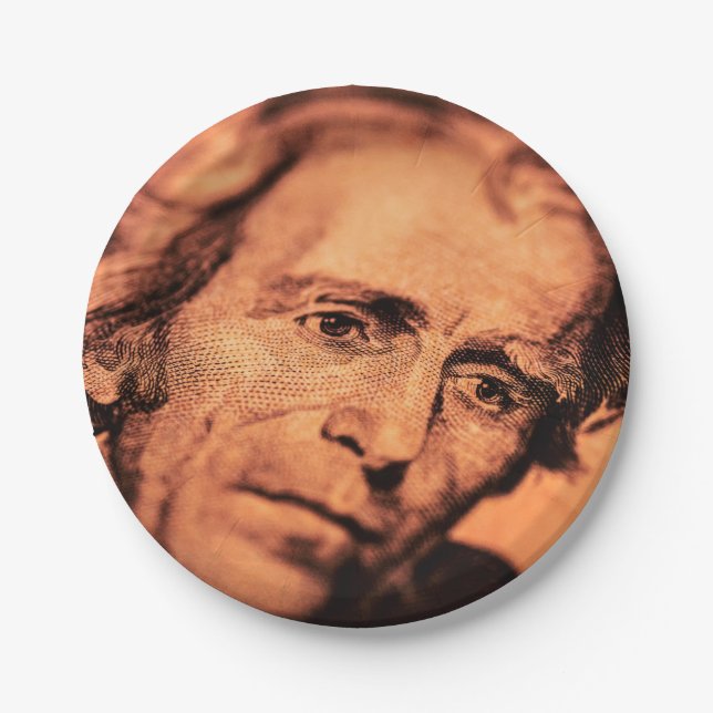 Prato De Papel O Presidente Elusivo Jackson (Frente)