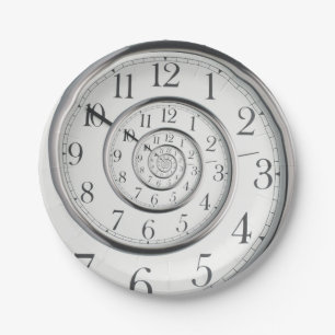 Prato De Papel O pulso de disparo original do abstrato do tempo