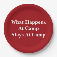 O que acontece no acampamento fica no acampamento