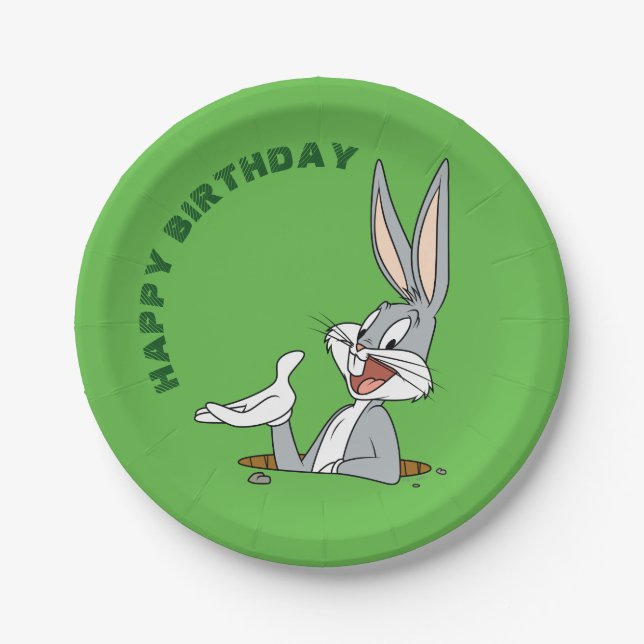 Prato De Papel O QUE ESTÁ ACONTECENDO, DOUTOR?™ BUGS BUNNY™ Toca  (Frente)