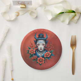 Prato De Papel O segredo da beleza pálida.