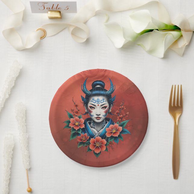 Prato De Papel O segredo da beleza pálida. (Casamento)