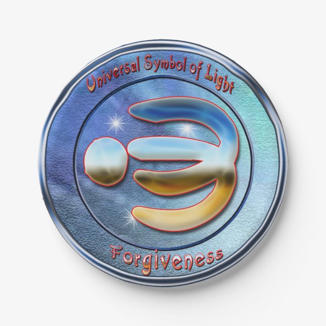 Prato De Papel O símbolo do perdão (Frente)