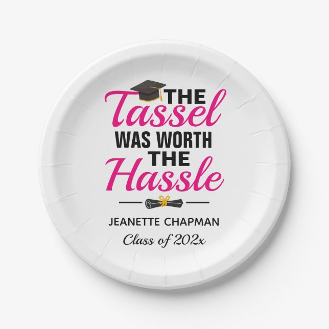 Prato De Papel O Tassel Valia A Pena De Fortalecimento (Frente)