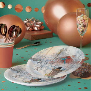 Prato De Papel O Yard e o Washington por Carl Larsson