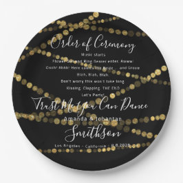 Prato De Papel Obrigado do Programa Funny da Placa de festa de ca