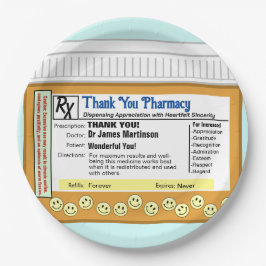 Prato De Papel Obrigado Farmácia