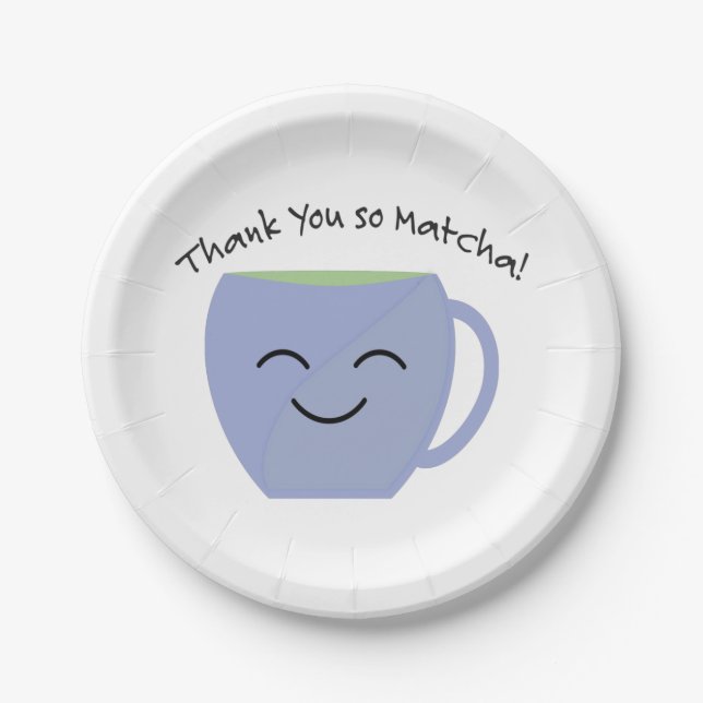 Prato De Papel Obrigado, Matcha (Frente)