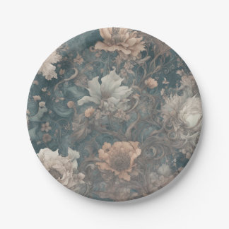 Prato De Papel Oceano Floral