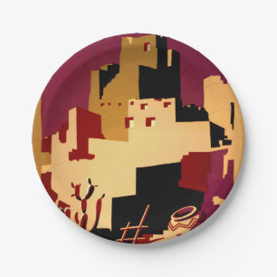 Prato De Papel Oeste do Sudoeste Pueblo WPA Nacional