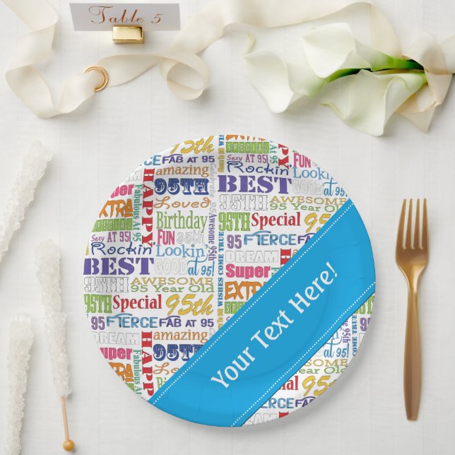 Prato De Papel Ofertas De Festa de aniversário 95 Únicas E Especi (Casamento)