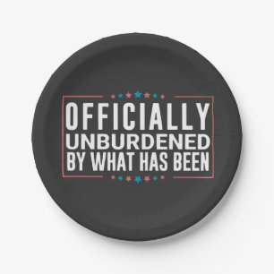 Prato De Papel Oficialmente desembolsado pelo que foi Trump