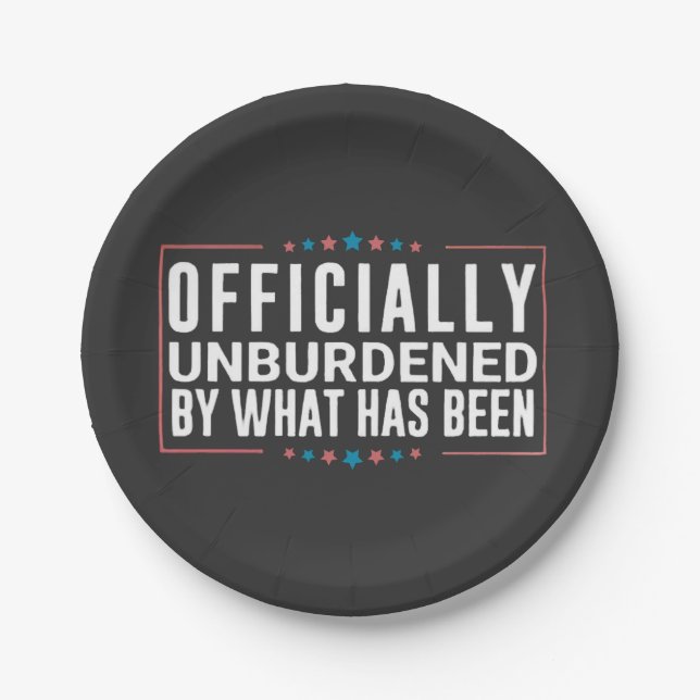 Prato De Papel Oficialmente desembolsado pelo que foi Trump (Frente)