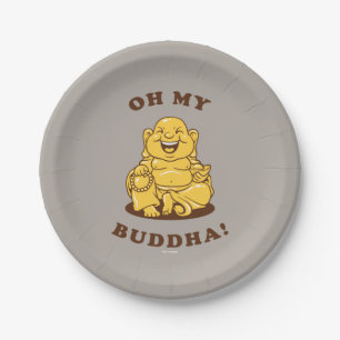 Prato De Papel Oh meu Buddha