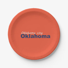 Prato De Papel Oklahoma City, Oklahoma Paper Plates