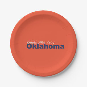 Prato De Papel Oklahoma City, Oklahoma Paper Plates