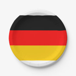 Prato De Papel Oktoberfest German Flag Germany Theme Party
