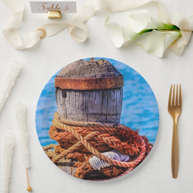 Prato De Papel Old Mooring Bollard (Casamento)