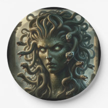 Olhar de Medusa Cabeça da Morte de Cobras