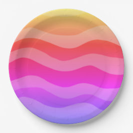 Prato De Papel ONDAS DE Placa de Papel