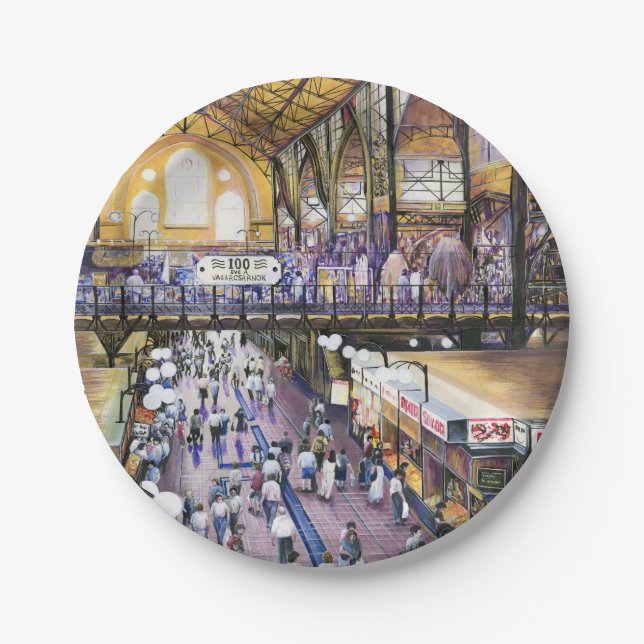 Prato De Papel Onde está o Armário de Água? Budapeste (Frente)