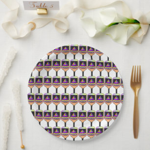 Prato De Papel Onde está o Pickleball