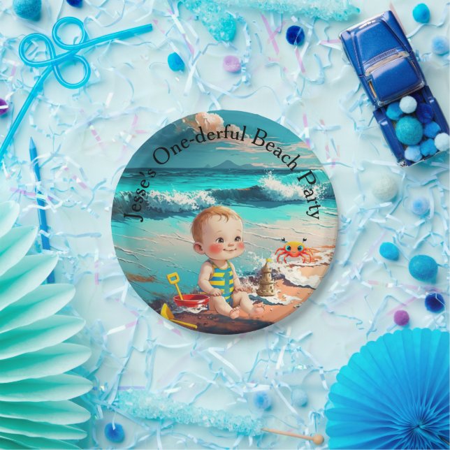 Prato De Papel One-derful, first birthday (Festa)