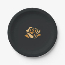 Orange and Black Rose Princess Birthday 