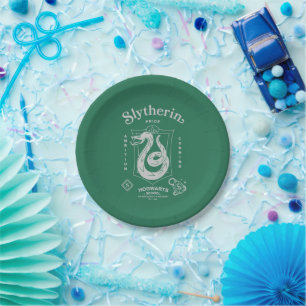 Prato De Papel ORGULHO DA SLYTHERIN Ambição Astúcia Brasão