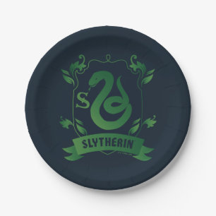 Prato De Papel Ornamentado SLYTHERIN™ House Crest