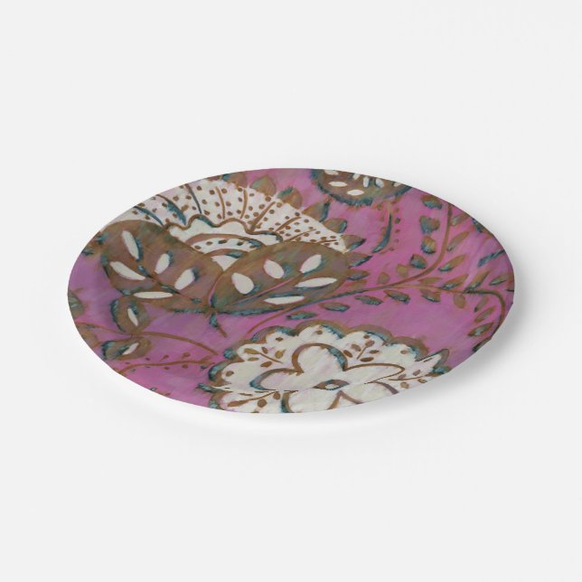 Prato De Papel Ornamento radiante I (Inclinado)