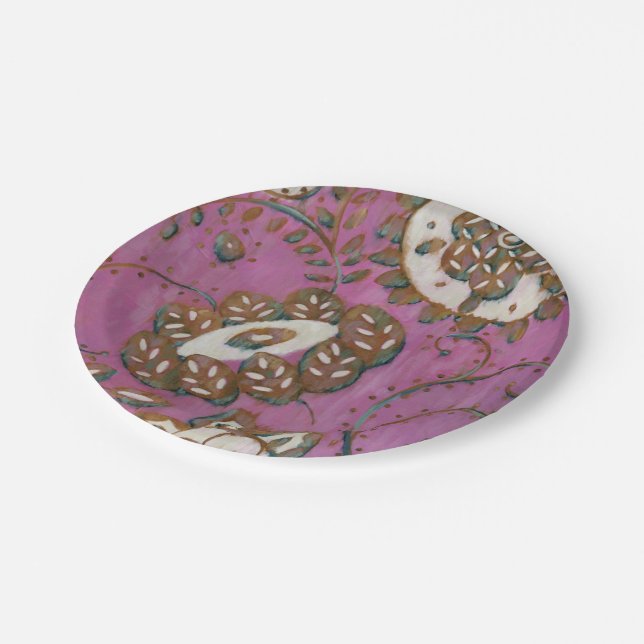 Prato De Papel Ornamento Radiante II (Inclinado)