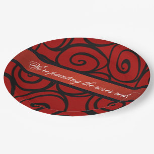 Prato De Papel Os Rosas da Rainha