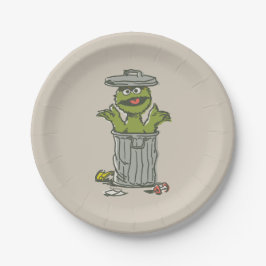 Prato De Papel Oscar the Grouch Vintage