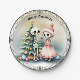 Prato De Papel Ossos, bolas, e um pouco de magia